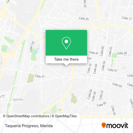 Taquería Progreso map