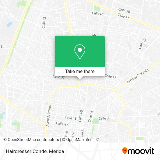 Hairdresser Conde map