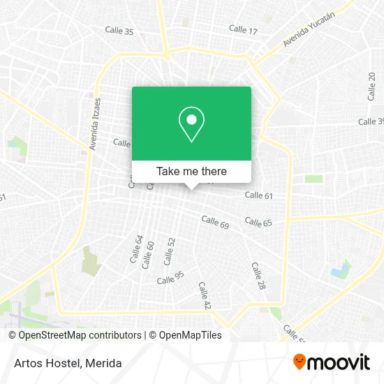 Artos Hostel map