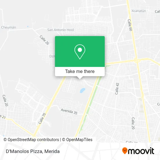 D'Manolos Pizza map