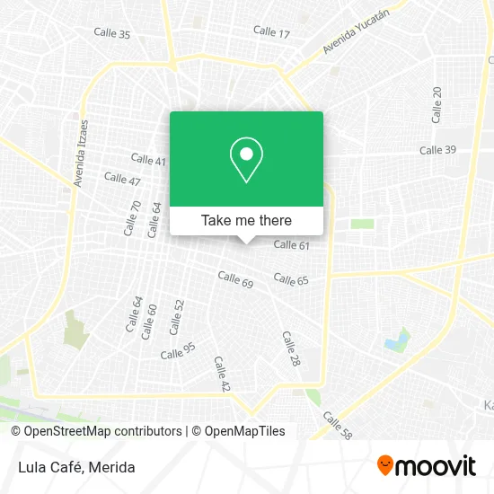 Lula Café map