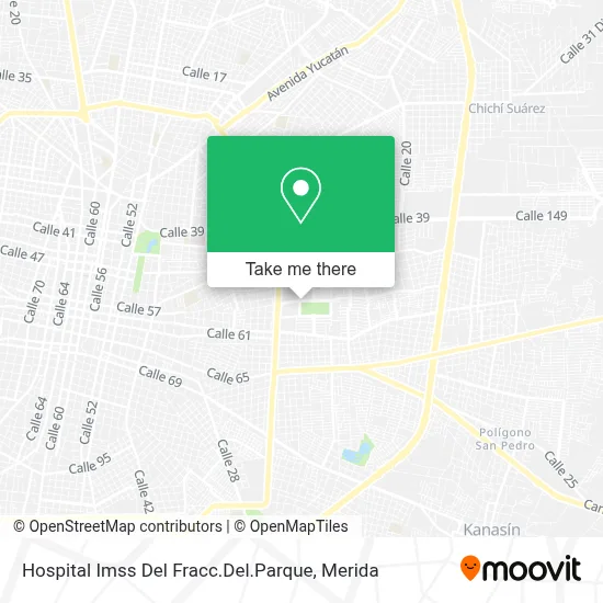 Hospital Imss Del Fracc.Del.Parque map