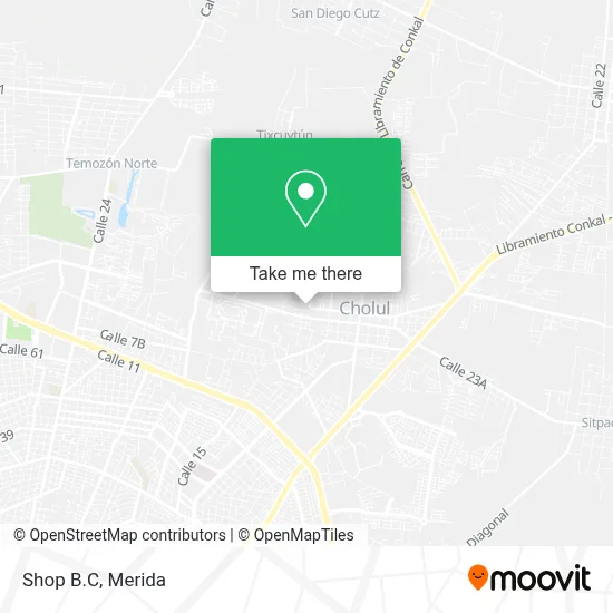 Shop B.C map