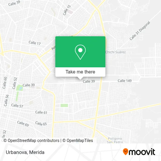 Urbanova map