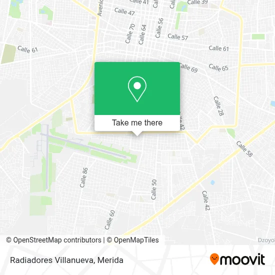 Radiadores Villanueva map