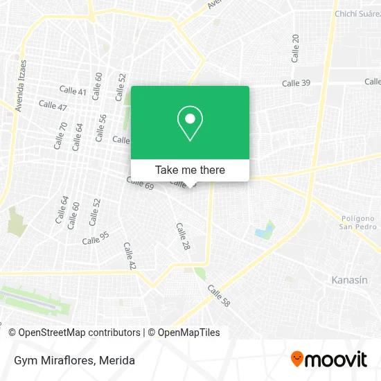 Gym Miraflores map