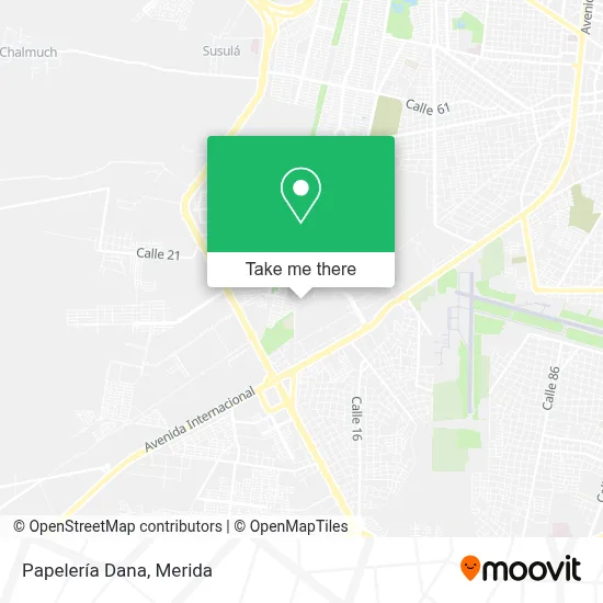 Papelería Dana map