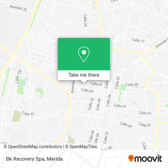 Bk Recovery Spa map