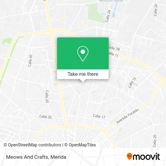 Meows And Crafts map