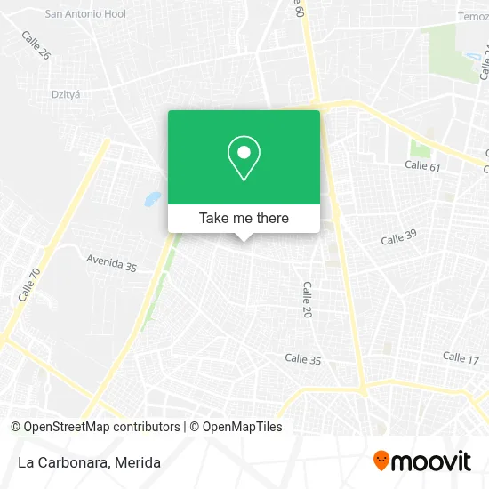 La Carbonara map