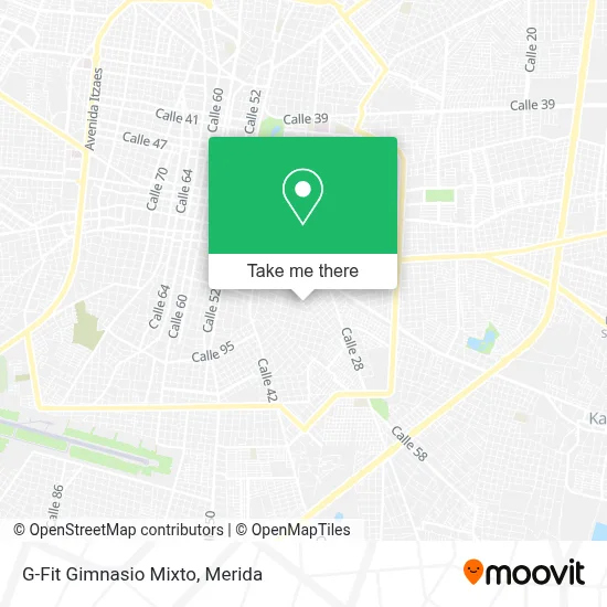 G-Fit Gimnasio Mixto map