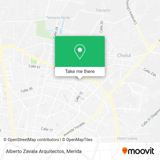 Alberto Zavala Arquitectos map