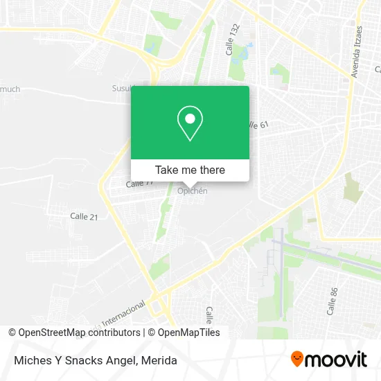 Miches Y Snacks Angel map