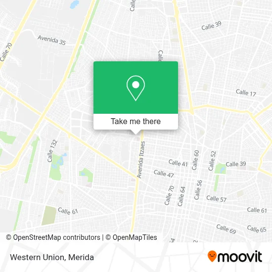 Western Union map