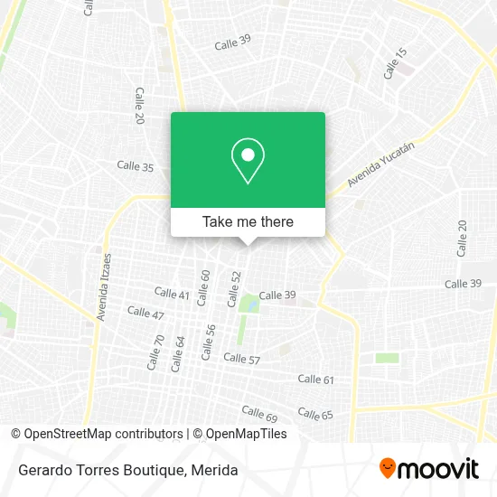 Gerardo Torres Boutique map