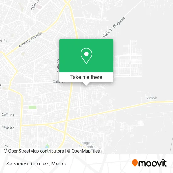 Servicios Ramírez map