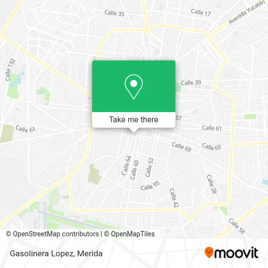 Gasolinera Lopez map