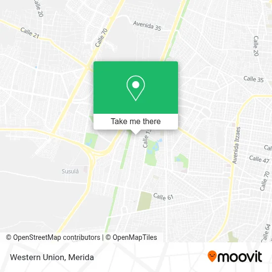 Western Union map