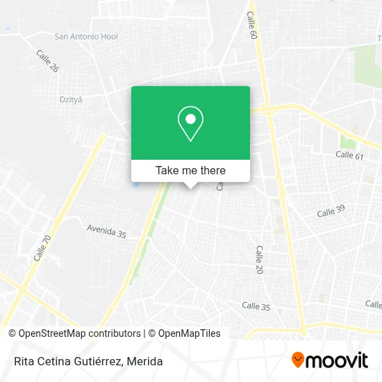 Rita Cetina Gutiérrez map