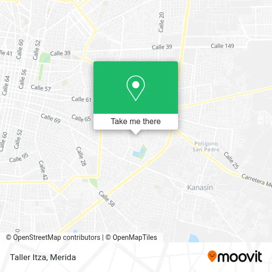 Taller Itza map