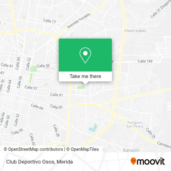 Club Deportivo Osos map