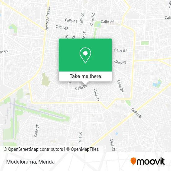 Modelorama map
