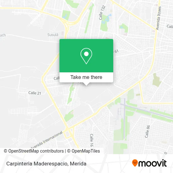 Carpinteria Maderespacio map