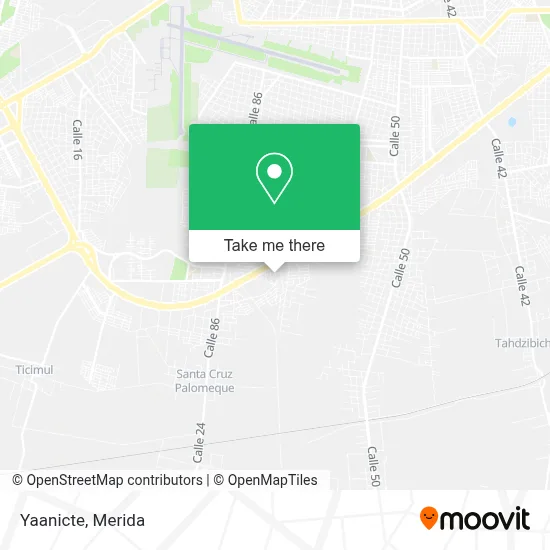 Yaanicte map