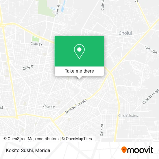 Kokito Sushi map