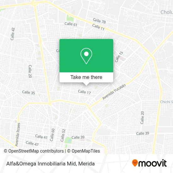 Alfa&Omega Inmobiliaria Mid map