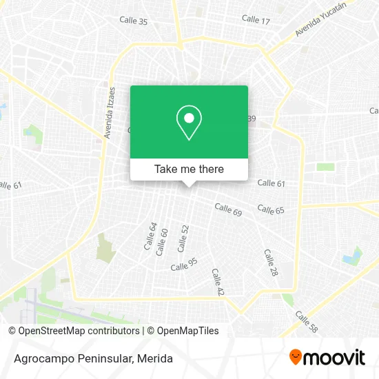 Agrocampo Peninsular map