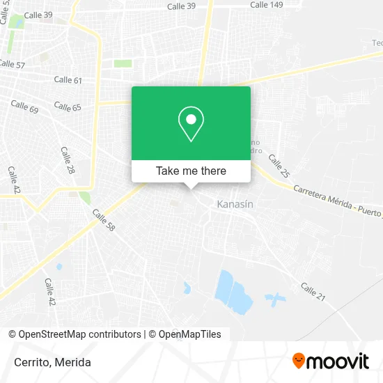Cerrito map
