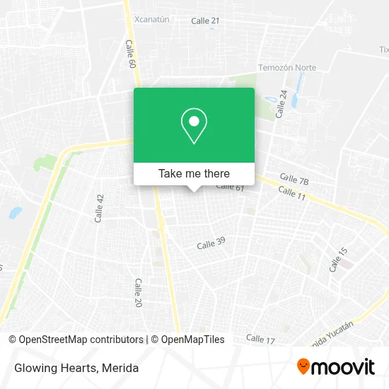 Glowing Hearts map