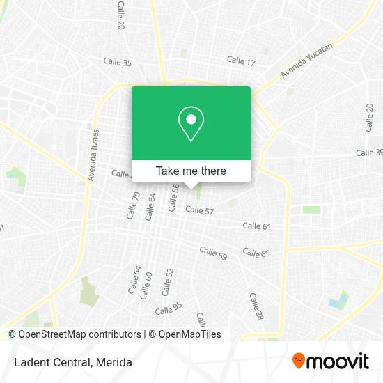Ladent Central map