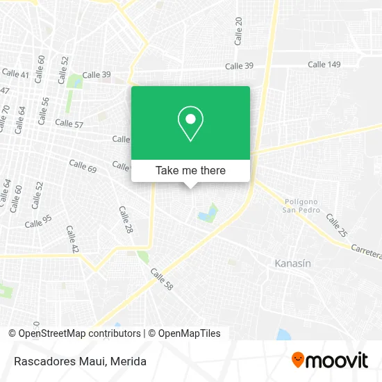 Rascadores Maui map