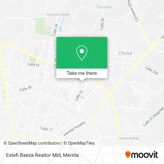 Estefi Baeza Realtor Mid map