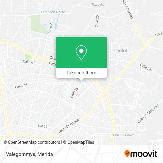 Valegommys map
