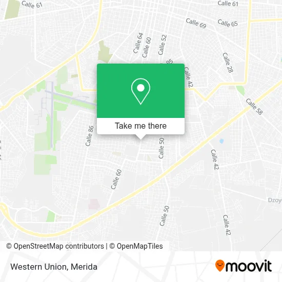 Western Union map