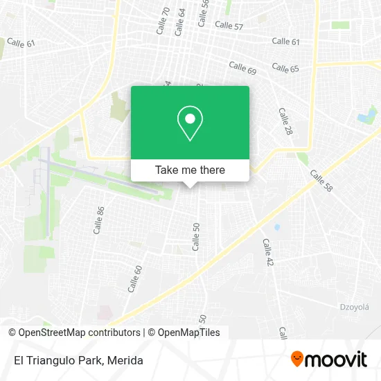 El Triangulo Park map