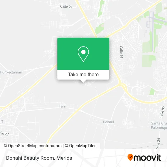 Donahi Beauty Room map