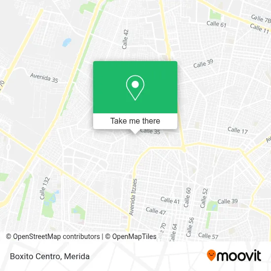 Boxito Centro map