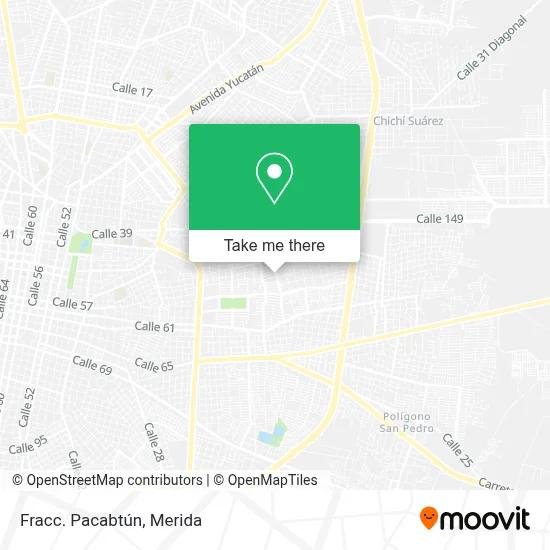Fracc. Pacabtún map