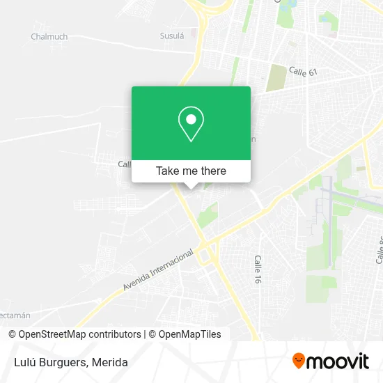 Lulú Burguers map