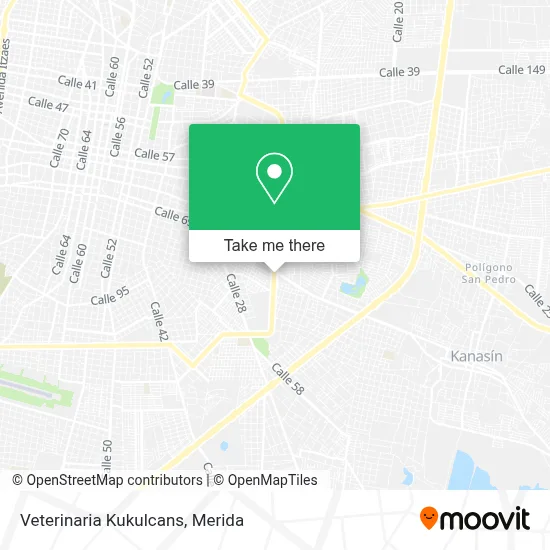 Veterinaria Kukulcans map