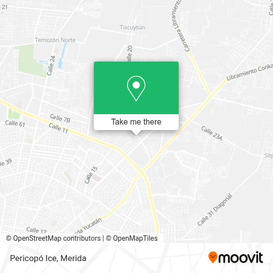 Pericopó Ice map