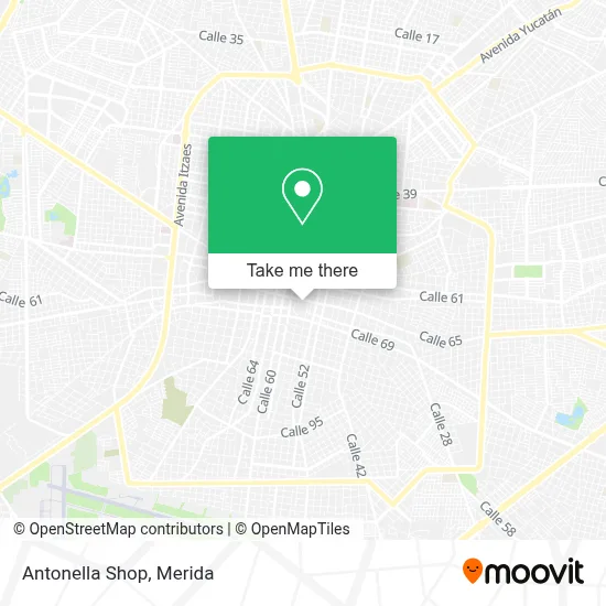 Antonella Shop map