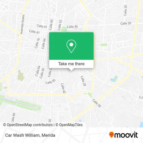 Car Wash William map