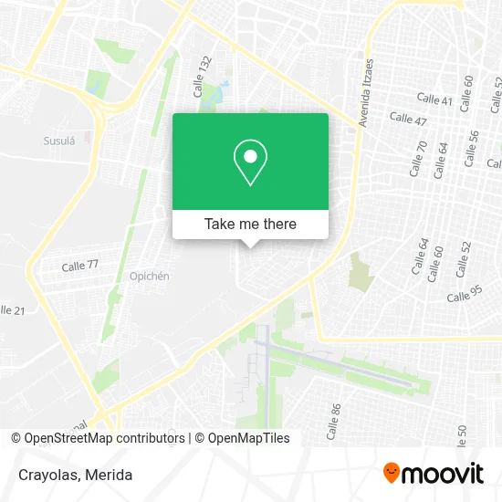 Crayolas map