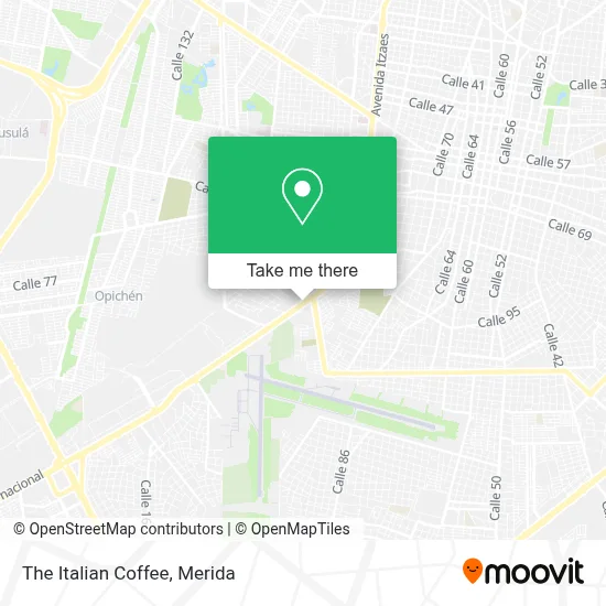 The Italian Coffee map