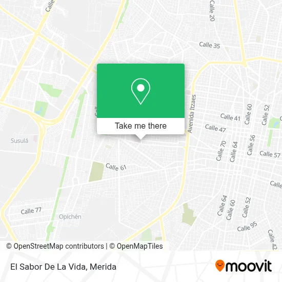 El Sabor De La Vida map
